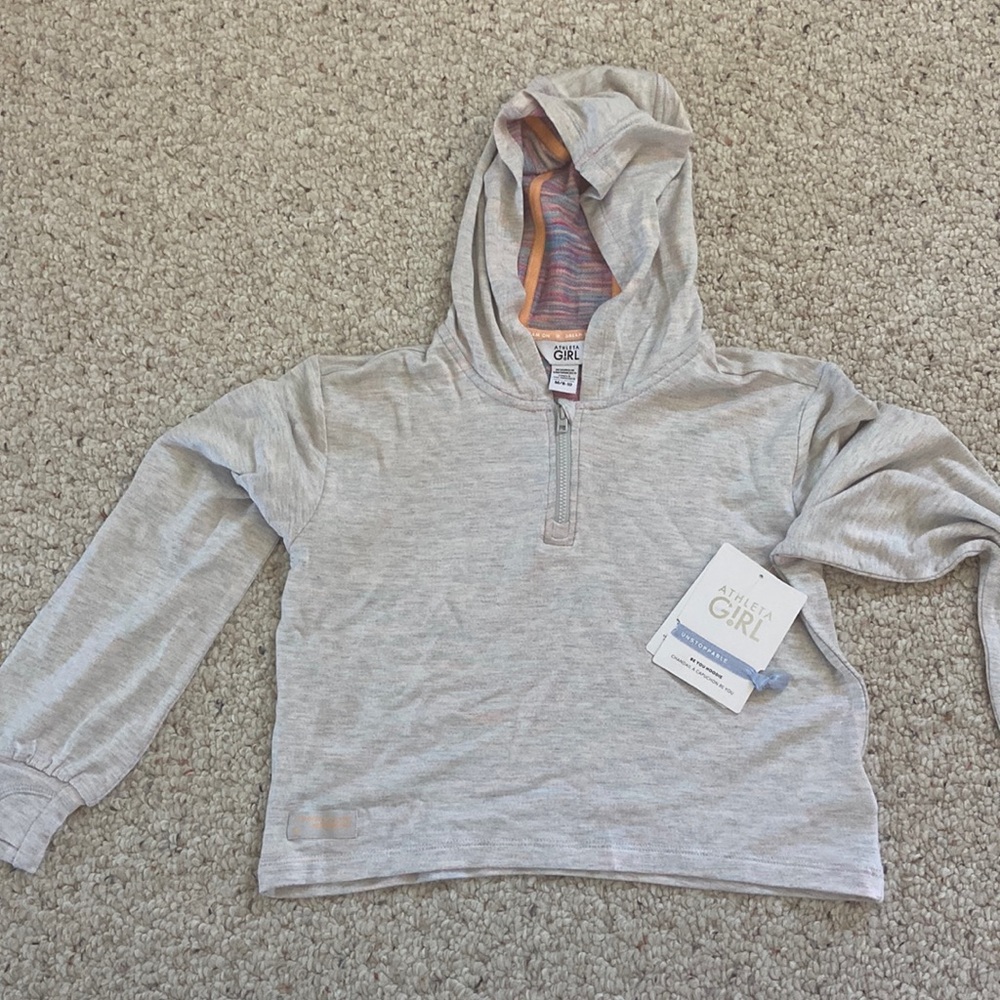 Athleta Girl Be You Hoodie Size M/8-10, brand new with tags, never worn